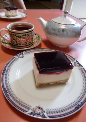 ブルーベリーレアチーズケーキ-レシピのメイン写真