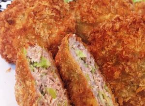 こま肉だってキャベツメンチできちゃうよ！-レシピのメイン写真
