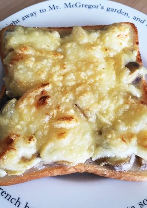 スイスの朝食☆バナナチーズトースト-レシピのメイン写真