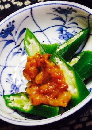 オクラ 梅酢添え-レシピのメイン写真