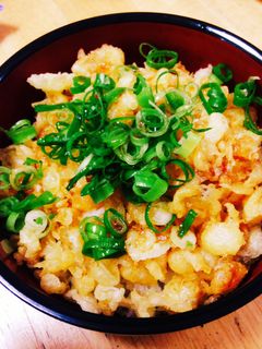 給料日前に☆天かす丼-レシピのメイン写真