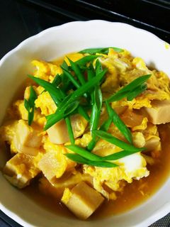 凍り豆腐の卵とじ煮-レシピのメイン写真