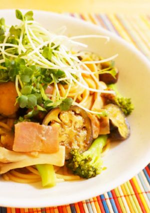 野菜たっぷり☆バター醤油の柚子胡椒パスタ-レシピのメイン写真