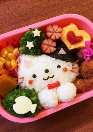 キャラ弁☆ねこちゃん弁当-レシピのメイン写真