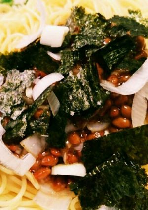 簡単！納豆パスタ-レシピのメイン写真