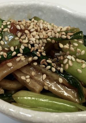 簡単‼チンゲン菜とチクワの中華炒め-レシピのメイン写真