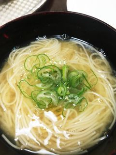 素麺のお味噌汁-レシピのメイン写真
