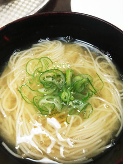 素麺のお味噌汁-レシピのメイン写真