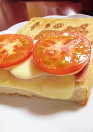 夏の朝食にトマトトースト-レシピのメイン写真