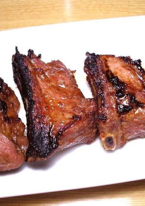魚焼きグリルで簡単本格な夏のスペアリブ！-レシピのメイン写真