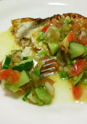 かじきの夏野菜ソース-レシピのメイン写真