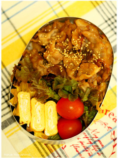 豚丼弁当-レシピのメイン写真
