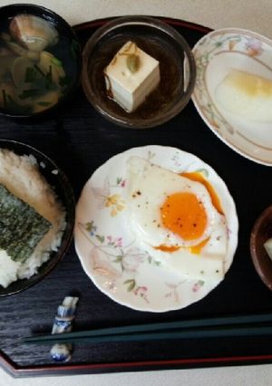 血管プラークダイエット436(目玉焼き)-レシピのメイン写真