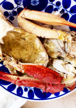 ワタリガニの紹興酒蒸し焼き-レシピのメイン写真
