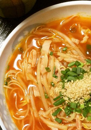 真っ赤なにゅうめん-レシピのメイン写真