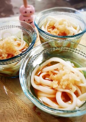 レモン出汁とおろし生姜の冷やしうどん-レシピのメイン写真