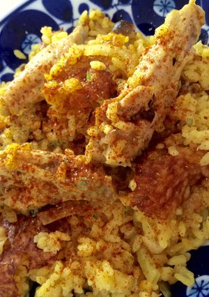 生米から鍋1つで30分！カレーパエリヤ-レシピのメイン写真