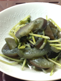 豆苗と茄子の冷し煮-レシピのメイン写真