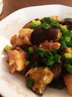 茄子と鶏肉味噌炒め-レシピのメイン写真