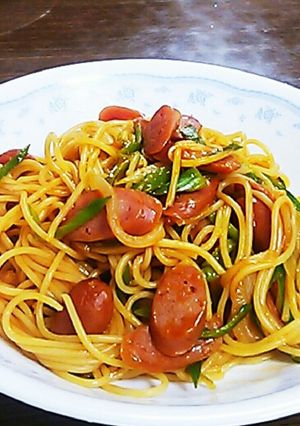 もちもち麺のナポリタン♪-レシピのメイン写真