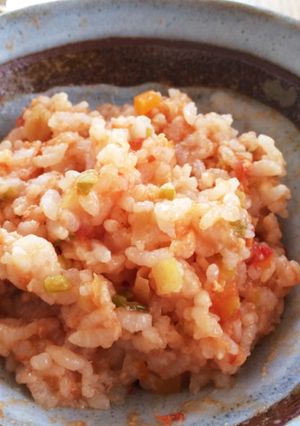 【離乳食中期〜】野菜のトマトリゾット-レシピのメイン写真