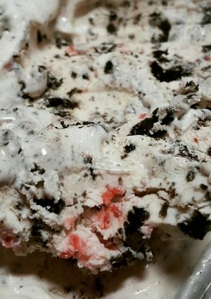 濃厚ストロベリーチーズケーキオレオアイス-レシピのメイン写真