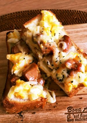 簡単照り焼きチキントースト-レシピのメイン写真