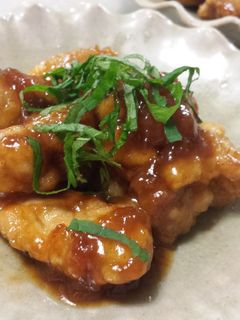 簡単 美味しい☆鶏から揚げ 梅干餡-レシピのメイン写真
