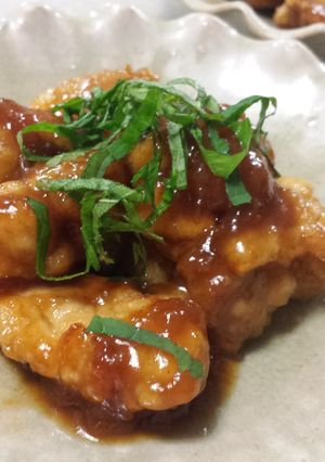 簡単 美味しい☆鶏から揚げ 梅干餡-レシピのメイン写真