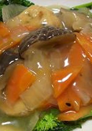 菜の花と一口がんものオイスター煮-レシピのメイン写真