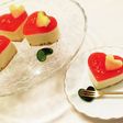 スイカのレアチーズケーキ♫*