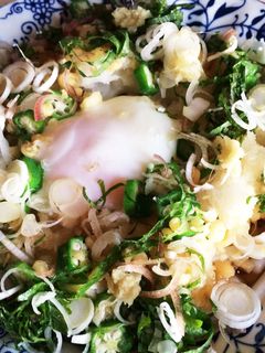 夏バテ解消 冷したぬき隠し納豆おろしそば-レシピのメイン写真