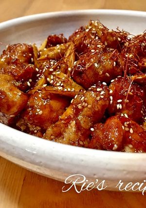 食べ過ぎ注意!!美味い!!甘辛鶏ごぼう♡-レシピのメイン写真