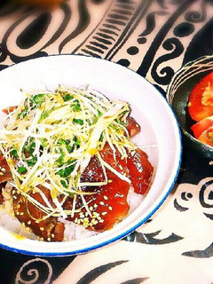 めんつゆ漬けかつお丼-レシピのメイン写真