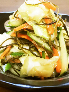 刻み昆布の野菜たっぷりサラダ 梅ポン風味-レシピのメイン写真