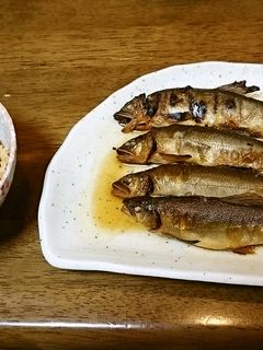 簡単! 鮎の甘露煮と炊込みごはん-レシピのメイン写真