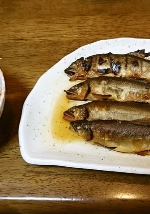 簡単! 鮎の甘露煮と炊込みごはん-レシピのメイン写真