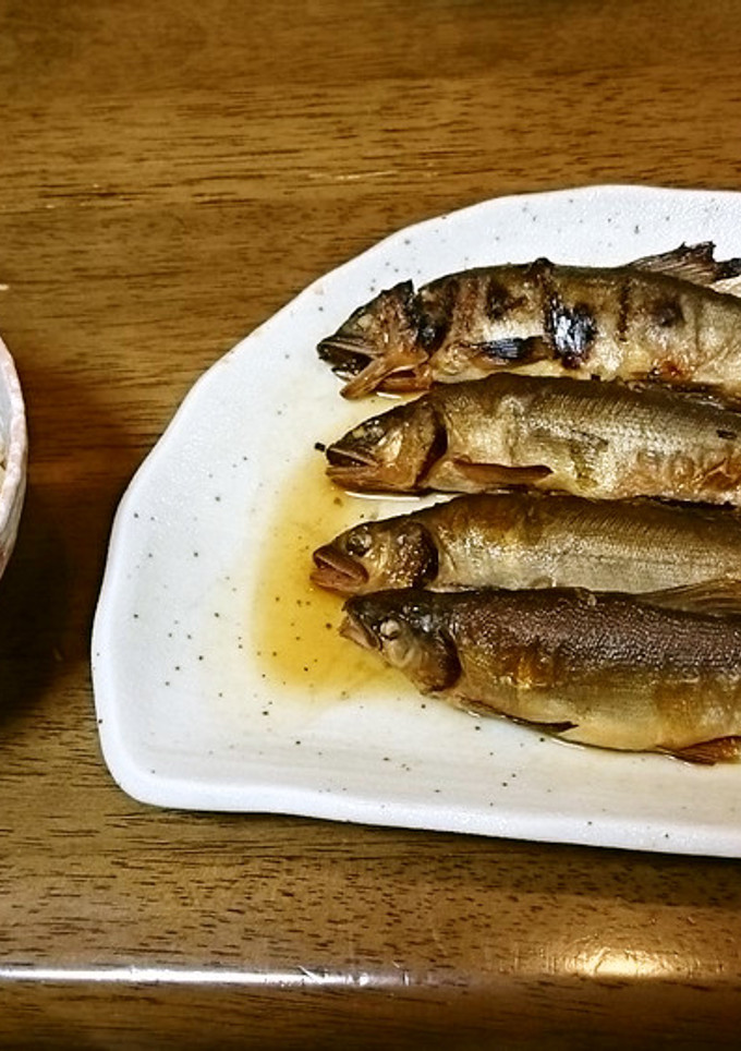 簡単!　鮎の甘露煮と炊込みごはん-レシピのメイン写真