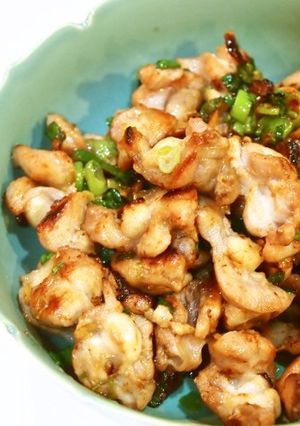 生姜風味の香る軟骨のネギ塩炒め　-レシピのメイン写真