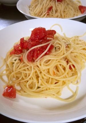 簡単に混ぜるだけのトマトのパスタ-レシピのメイン写真