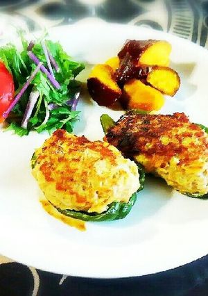味噌味ピーマンの肉詰め-レシピのメイン写真