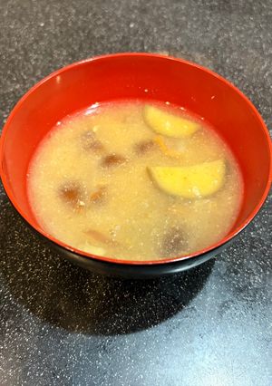 【男料理】夏野菜！ナスとなめことミョウガの味噌汁-レシピのメイン写真