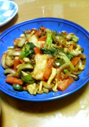 野菜もりもり！鶏のチリソース炒め-レシピのメイン写真