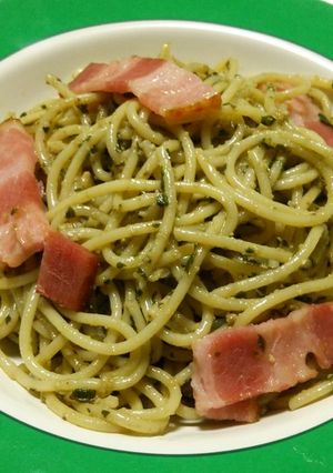 アンチョビ入りジェノベーゼパスタ-レシピのメイン写真