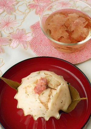 ひな祭りに♪春らしい桜蒸しパン★餡入り-レシピのメイン写真