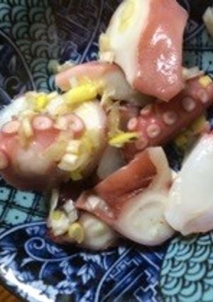 タコのネギダレ-レシピのメイン写真