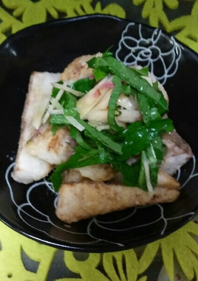 長芋の素揚げ香味・野菜ぞえ-レシピのメイン写真