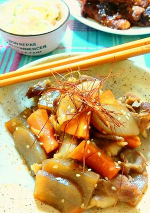 豚こん!ピリ辛うま煮-レシピのメイン写真