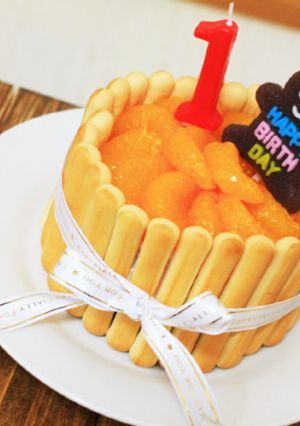 1歳の誕生日ケーキ-レシピのメイン写真