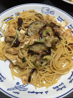 簡単♪油揚げナスのツナパスタ-レシピのメイン写真